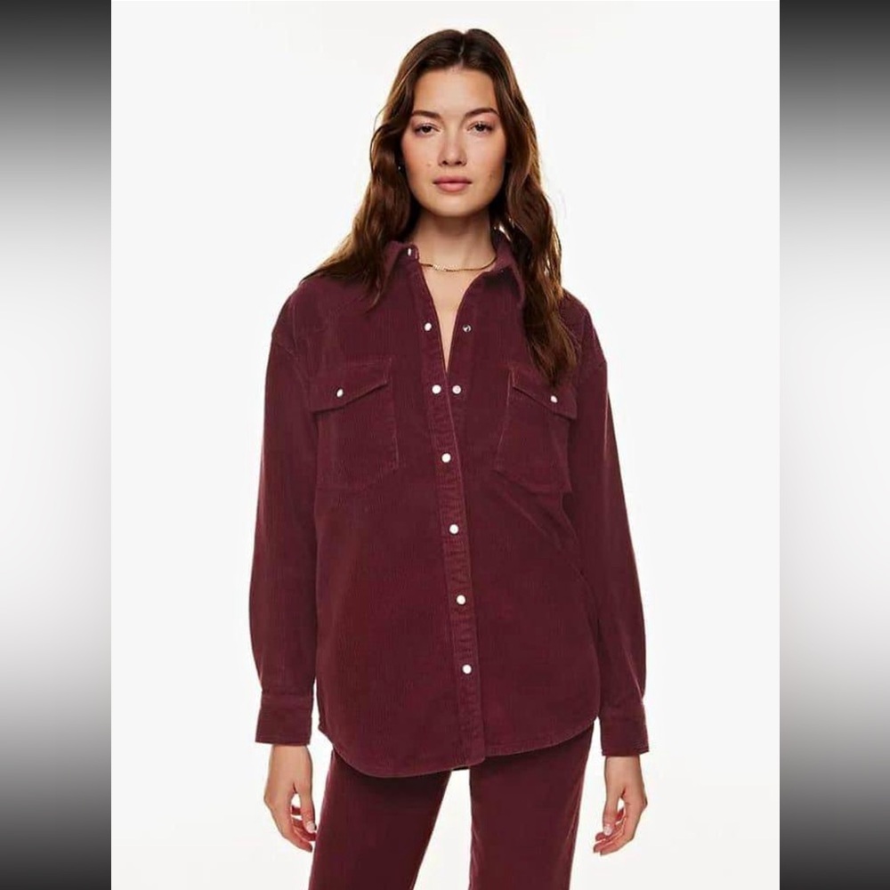 Aritzia - NWT The Nina Corduroy Western Shirt - size 3